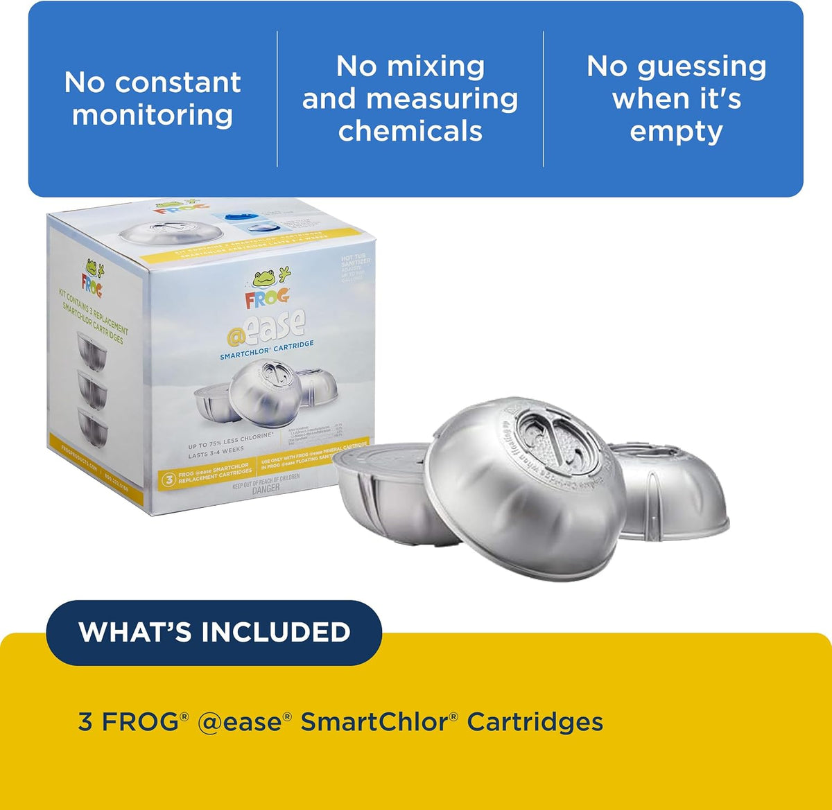 FROG @ease SmartChlor Replacement Cartridge (3 Pack)