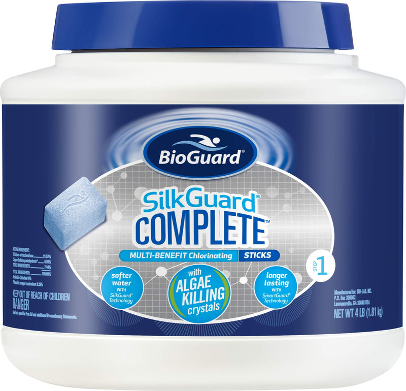 BioGuard SilkGuard Complete Chlorinating Sticks, 4 lb, Single Pack