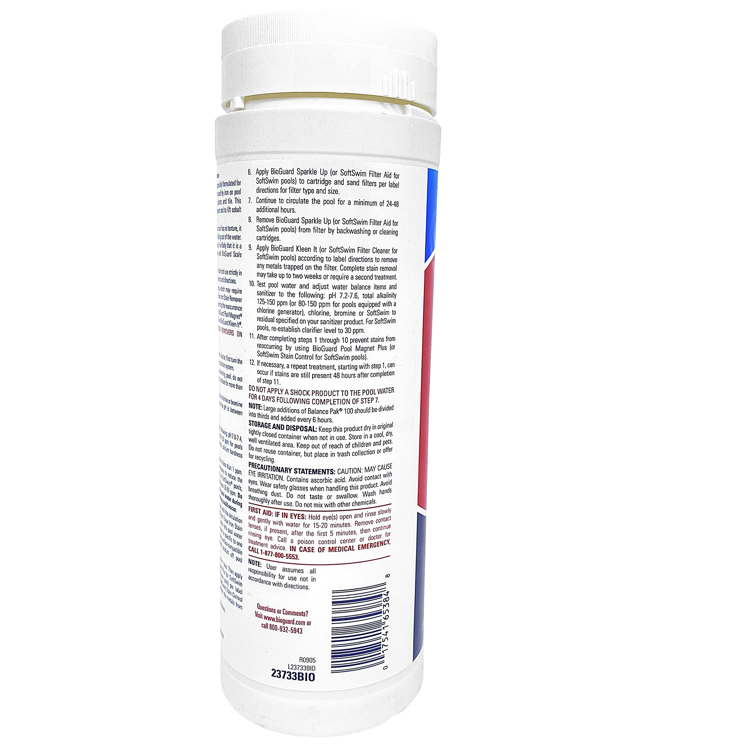 BioGuard Erase Iron Stain Remover, 1.75 lb, Single Pack