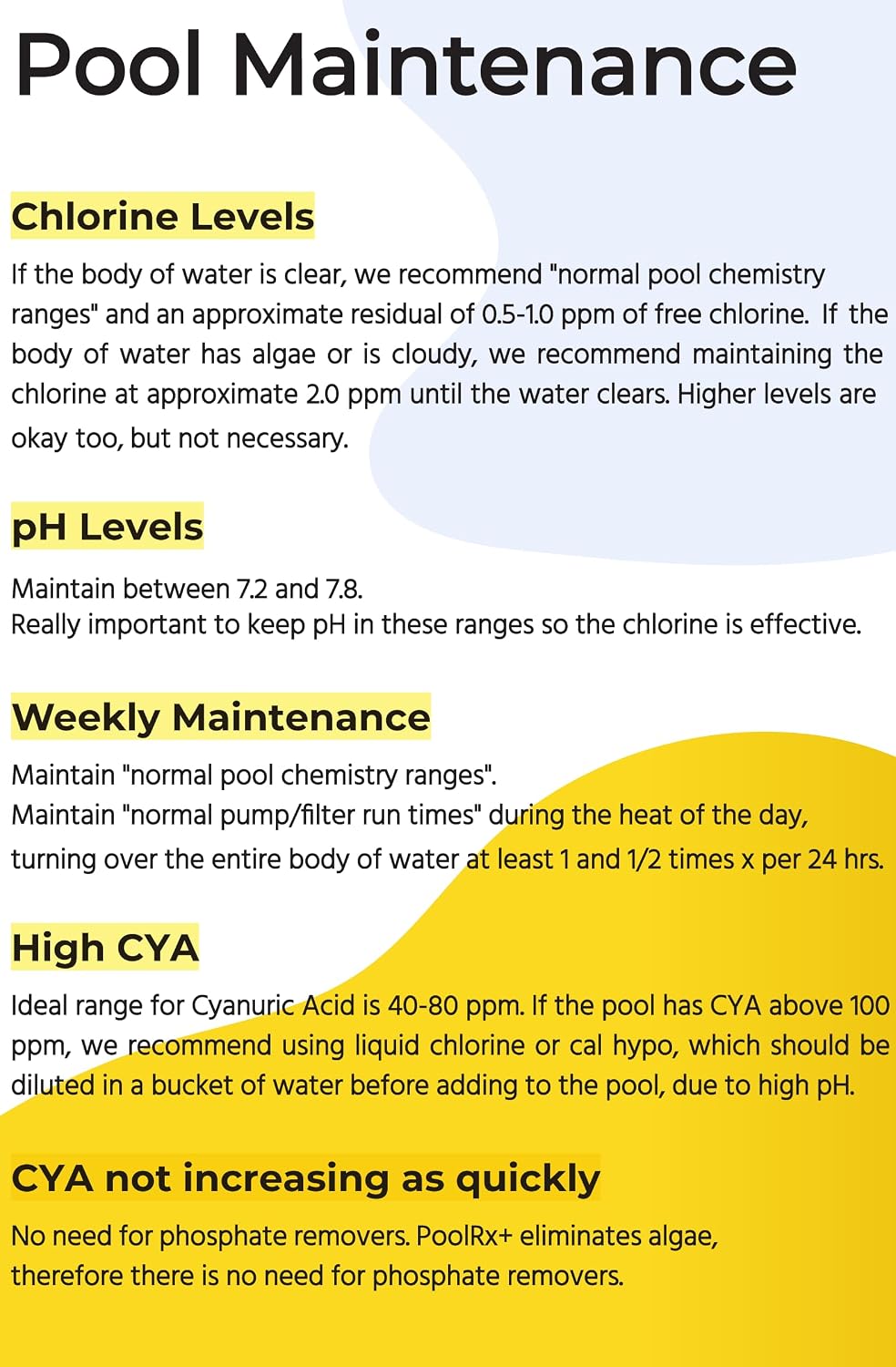PoolRx+Blue/White Booster (7.5K - 20K Gallons)