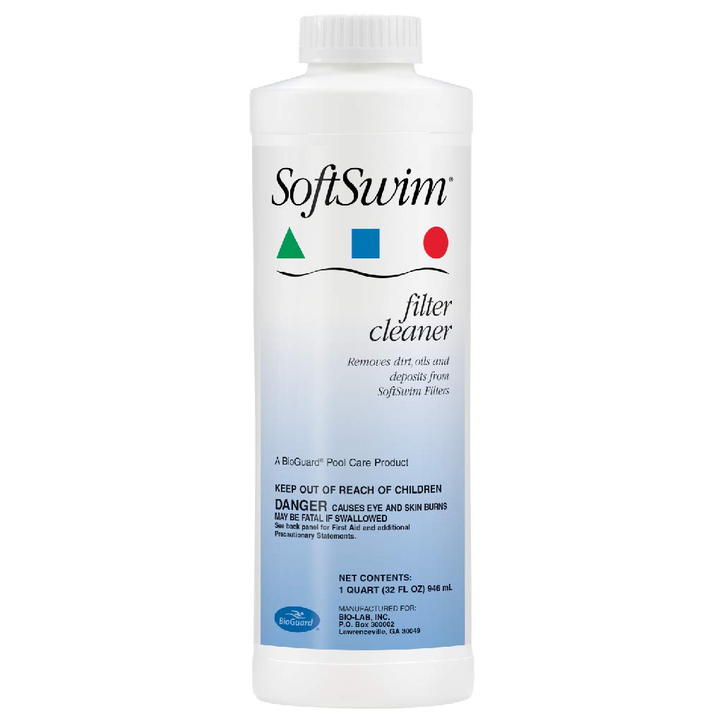 BioGuard SoftSwim Filter Cleaner, 32 oz, Single Pack