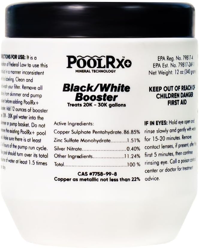 PoolRx+Black/White Booster (20K - 30K Gallons)