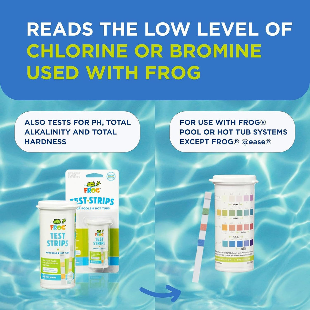 FROG Test Strips 50/ Bottle