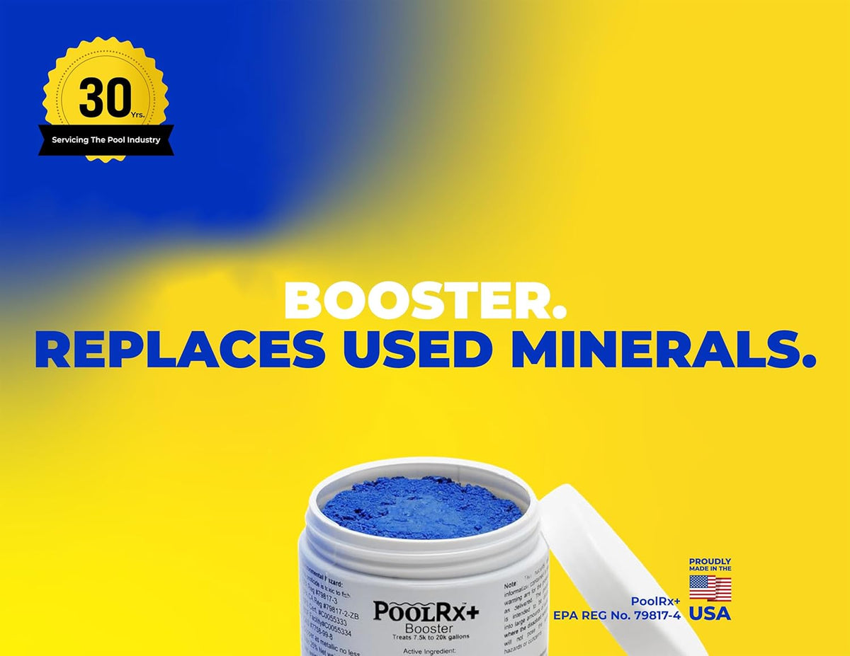 PoolRx+Blue/White Booster (7.5K - 20K Gallons)