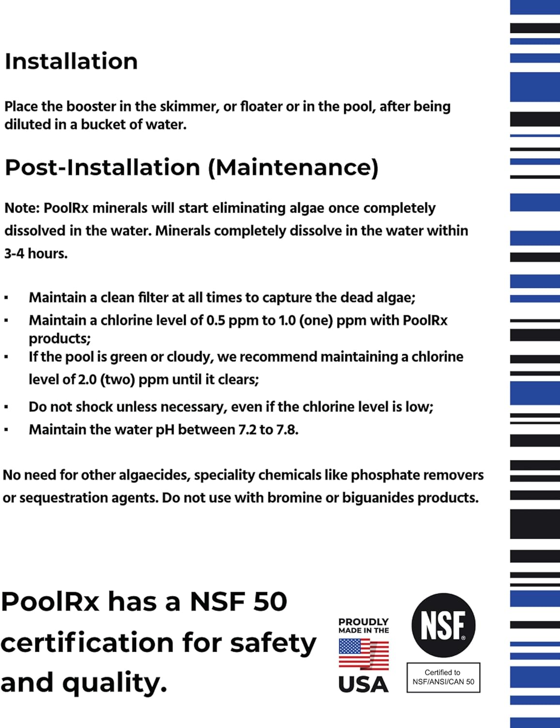 PoolRx+Black/White Booster (20K - 30K Gallons)