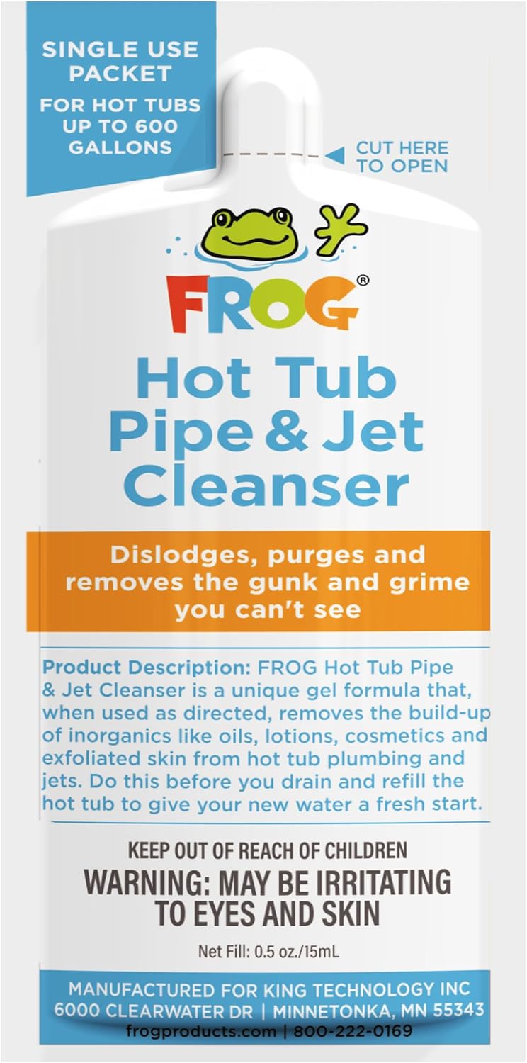 FROG Hot Tub Pipe & Jet Cleanser Packet