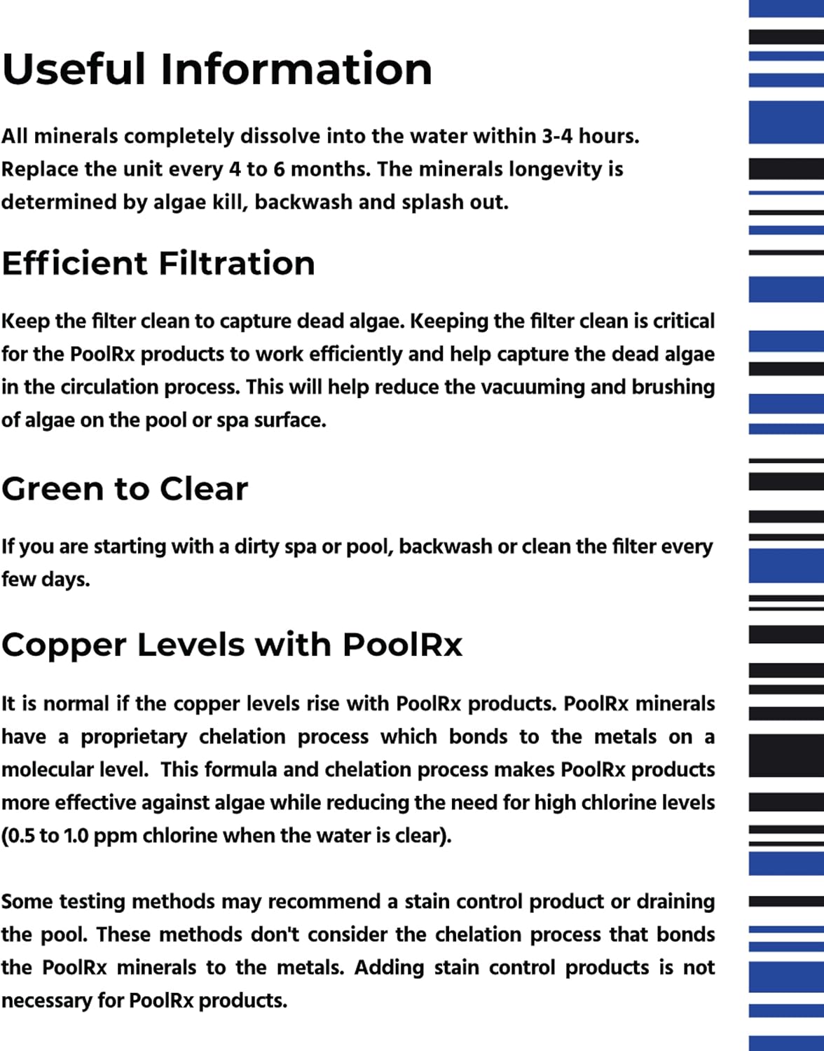 PoolRx+Blue/White (7.5K - 20K Gallons)