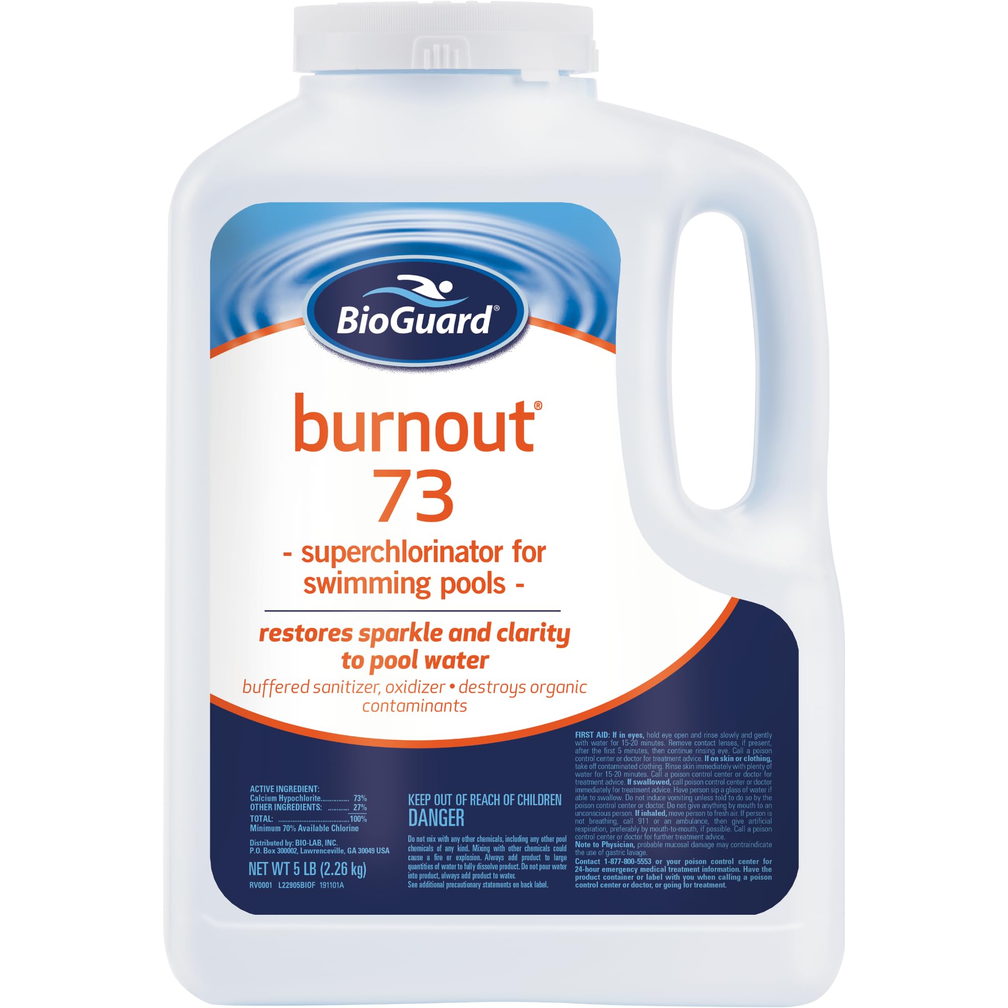 BioGuard Burnout 73, 5 lbs, Single Pack