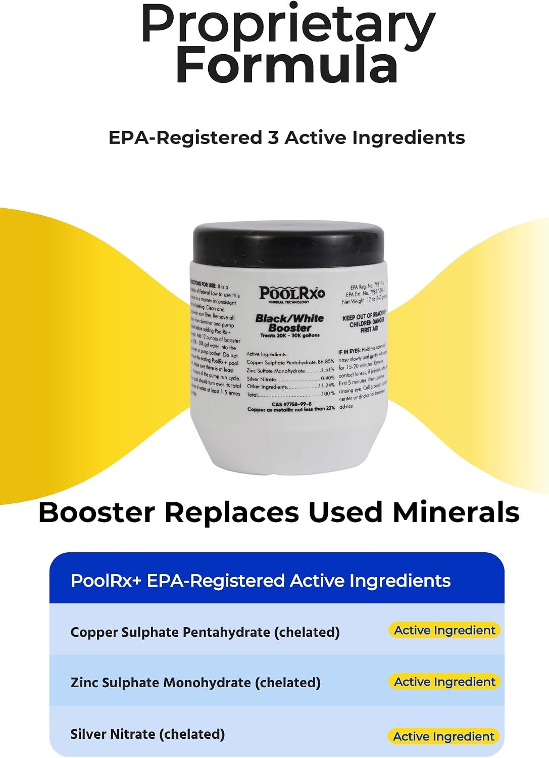 PoolRx+Black/White Booster (20K - 30K Gallons)