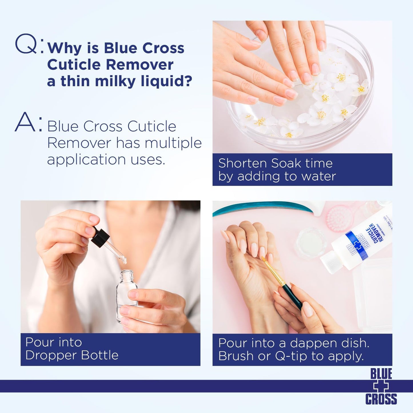 Blue Cross Cuticle Remover - 6oz.