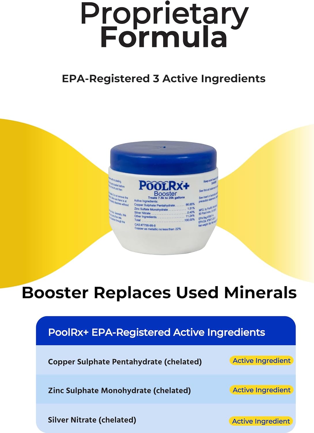 PoolRx+Blue/White Booster (7.5K - 20K Gallons)