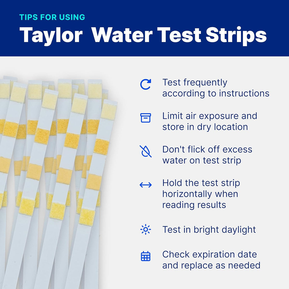 Taylor S-1401, Chlorine Test Strips (50 Count)