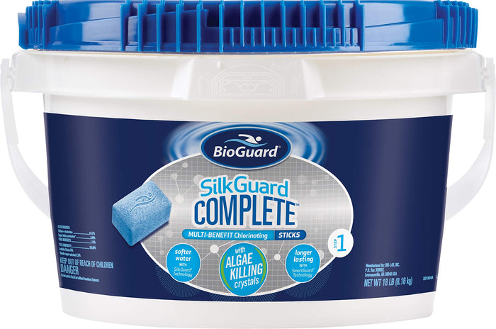 BioGuard SilkGuard Complete Chlorinating Sticks, 18 lb, Single Pack