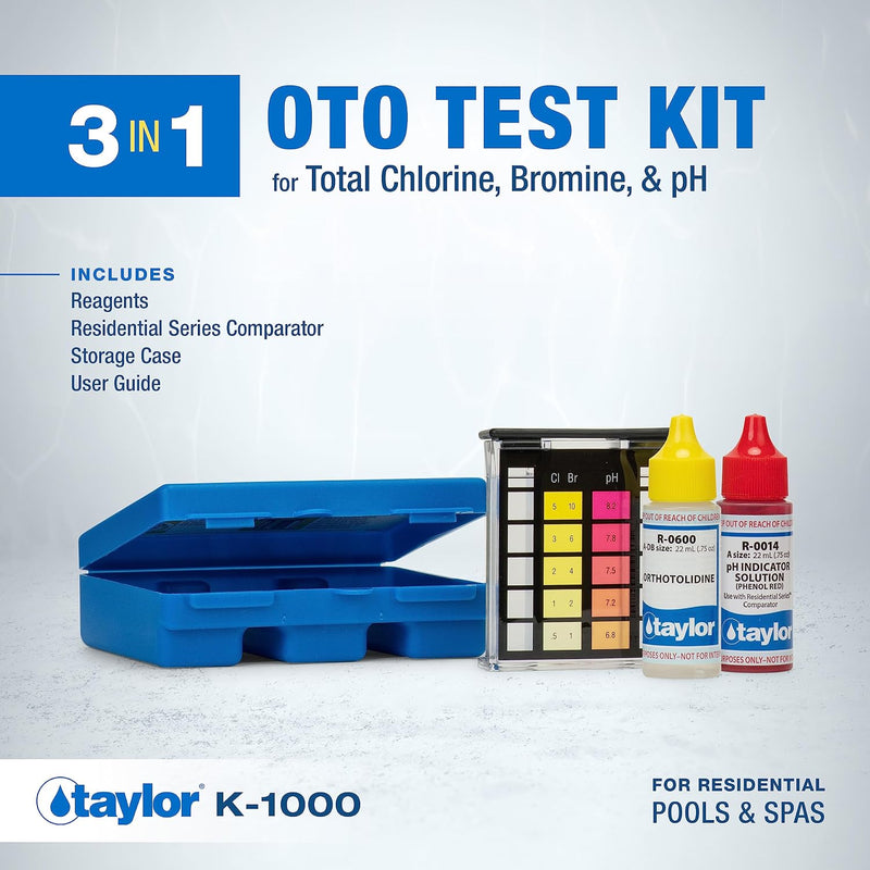 Taylor Technologies K-1000 Basic Pool & Spa Test Kit