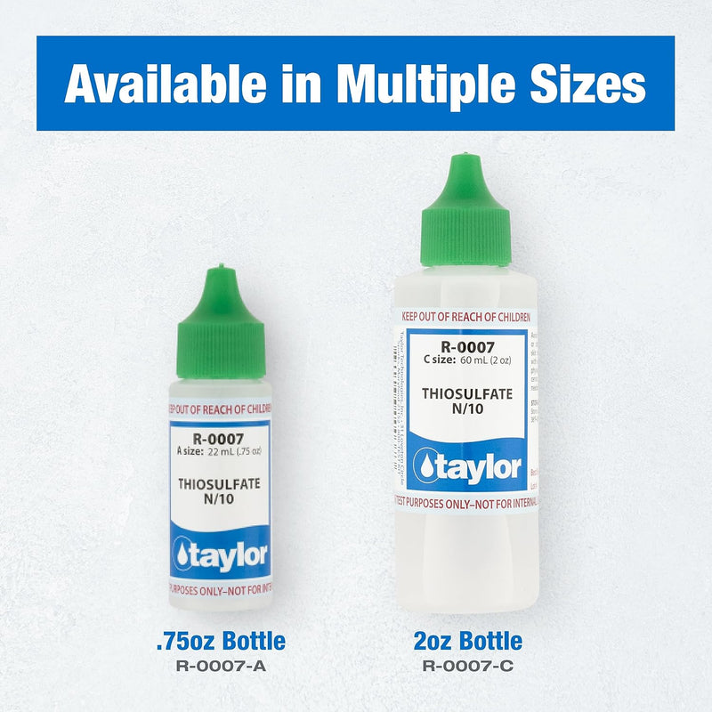 Taylor R-0007, Thiosulfate N/10