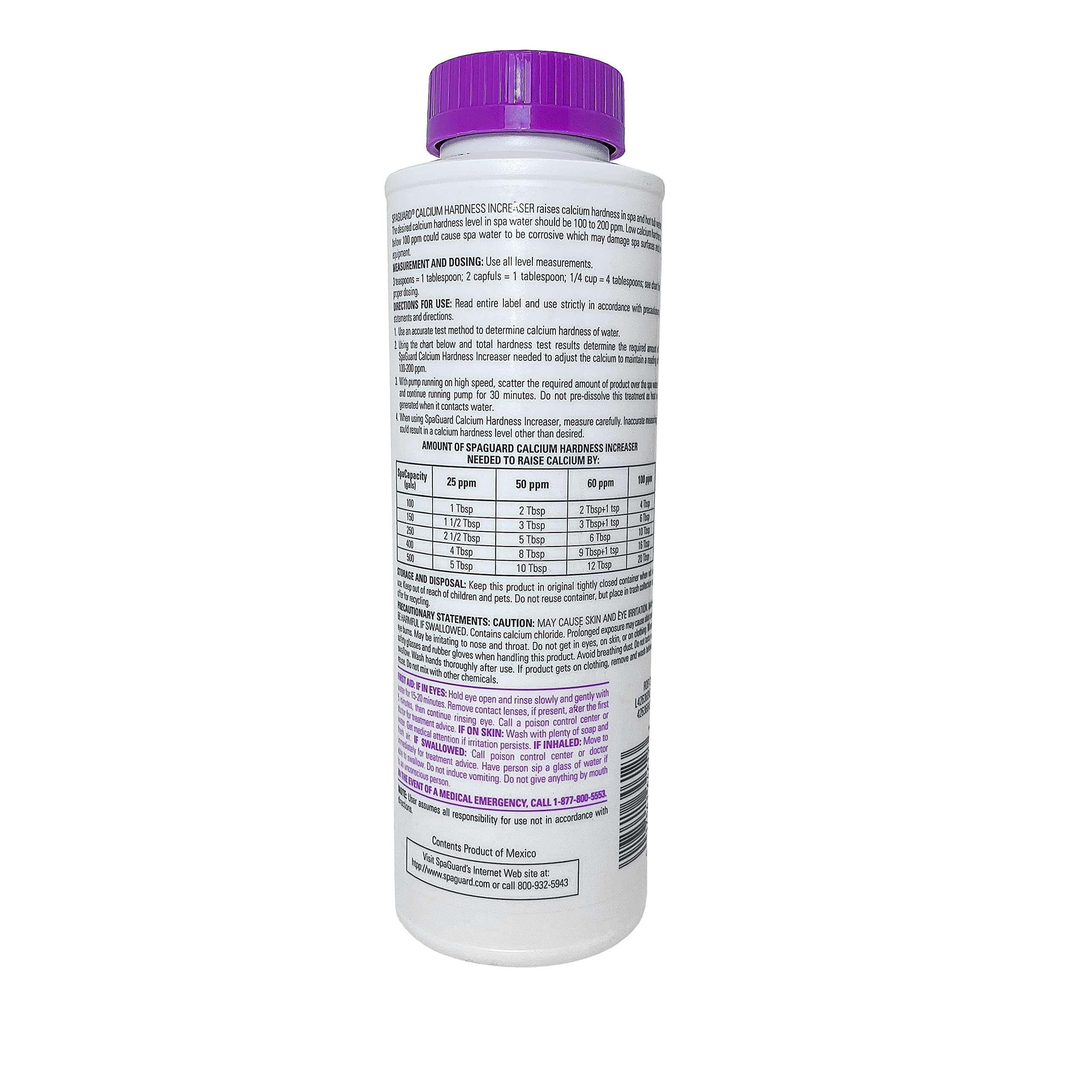 SpaGuard Spa Calcium Hardness Increaser (12 oz) (3 Pack)