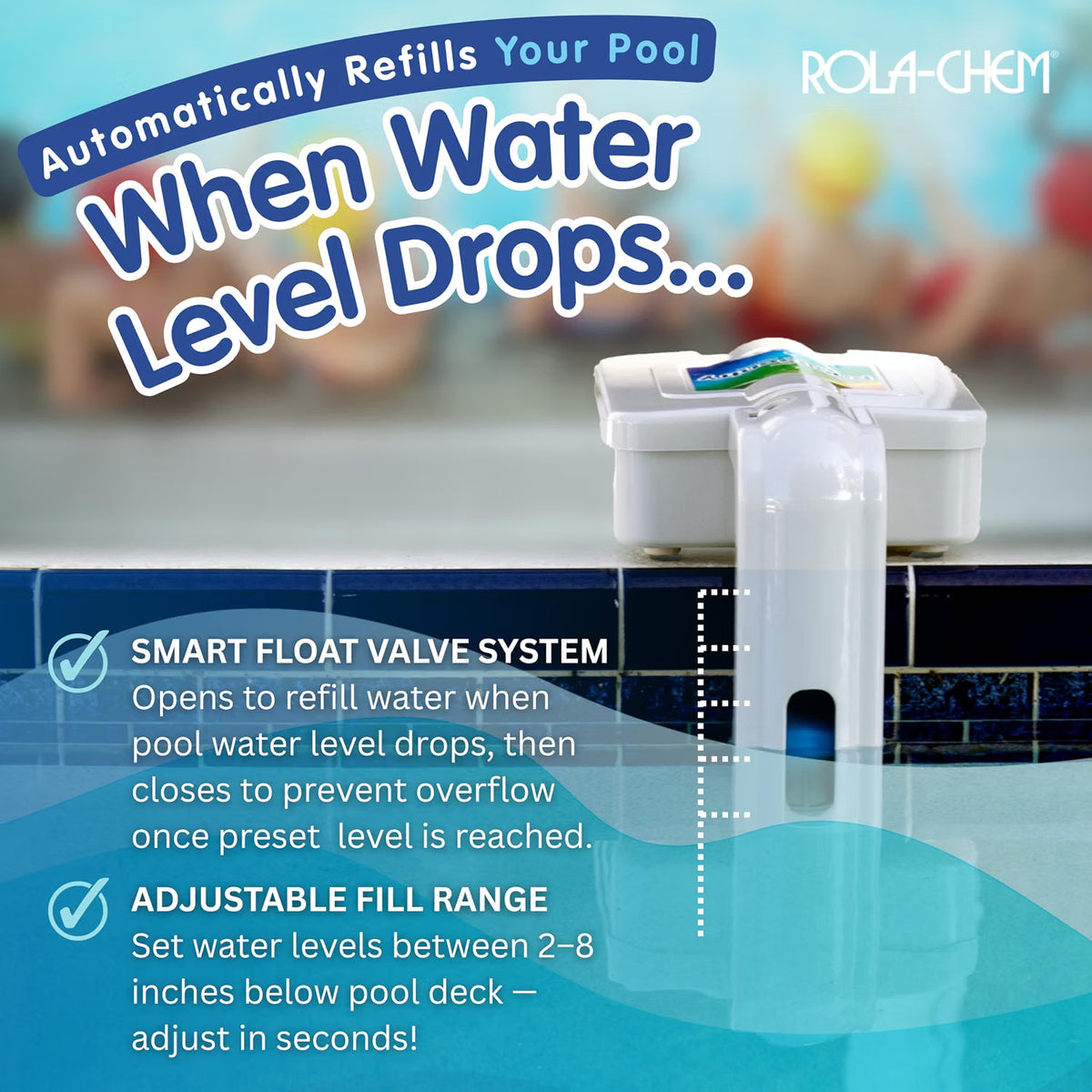 Rola‑Chem Pool Sentry M‑3000 Automatic Pool Filler