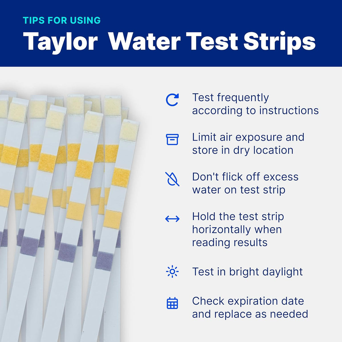 Taylor S-1402, 4-in-1 Bromine Test Strips (50 Count)