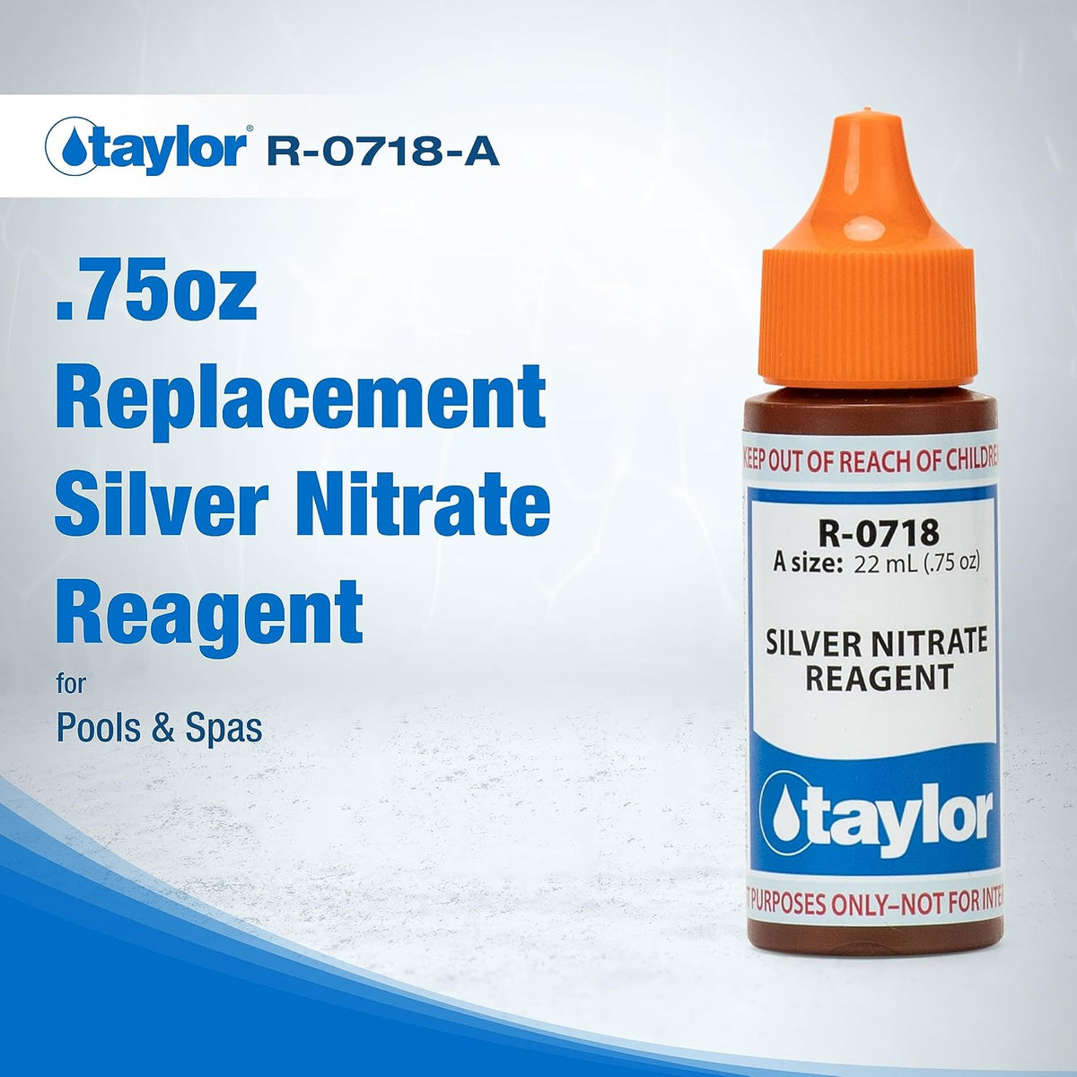 Taylor R-0718, Silver Nitrate Reagent (0.75oz)