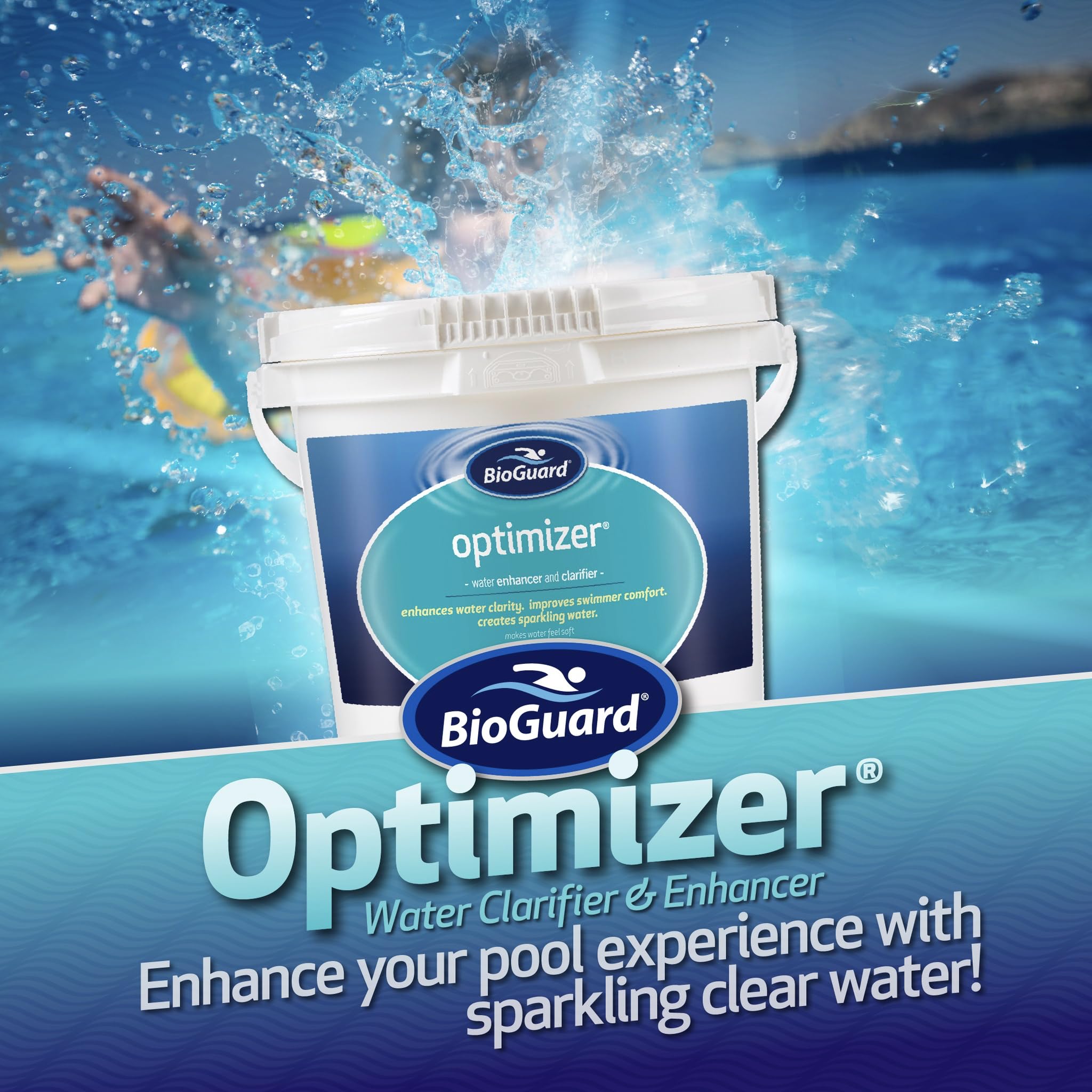 BioGuard Optimizer Pool Water Enhancer and Clarifier, 8 lb, Single Pack