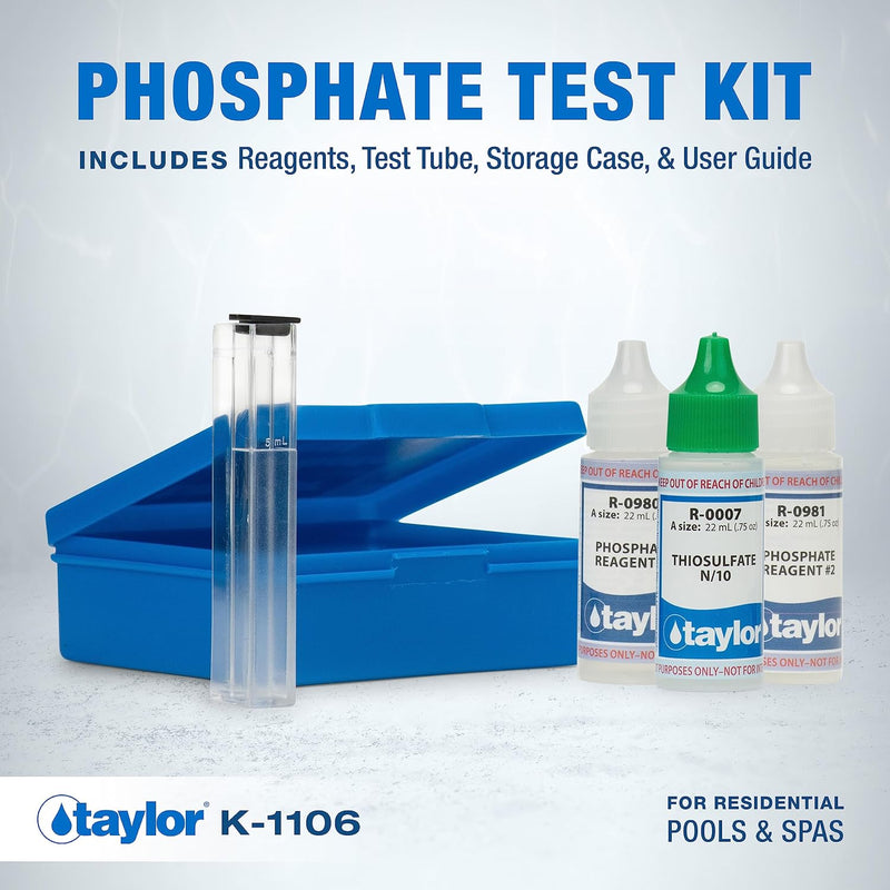 Taylor Technologies K-1106, Pool and Spa Phosphate Test Kit