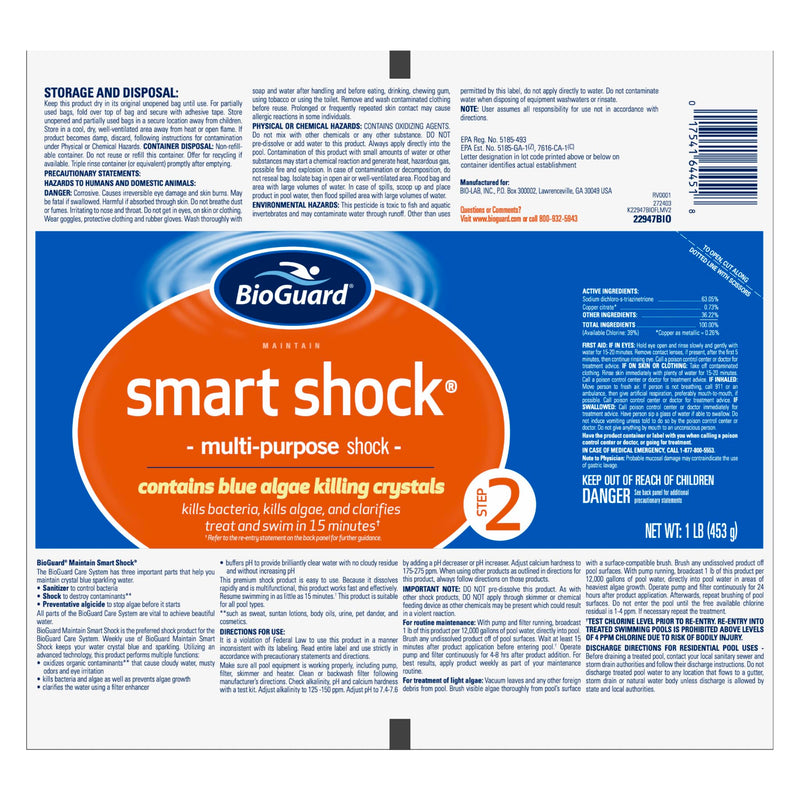 BioGuard Smart Shock, 1 lb, 24 Pack