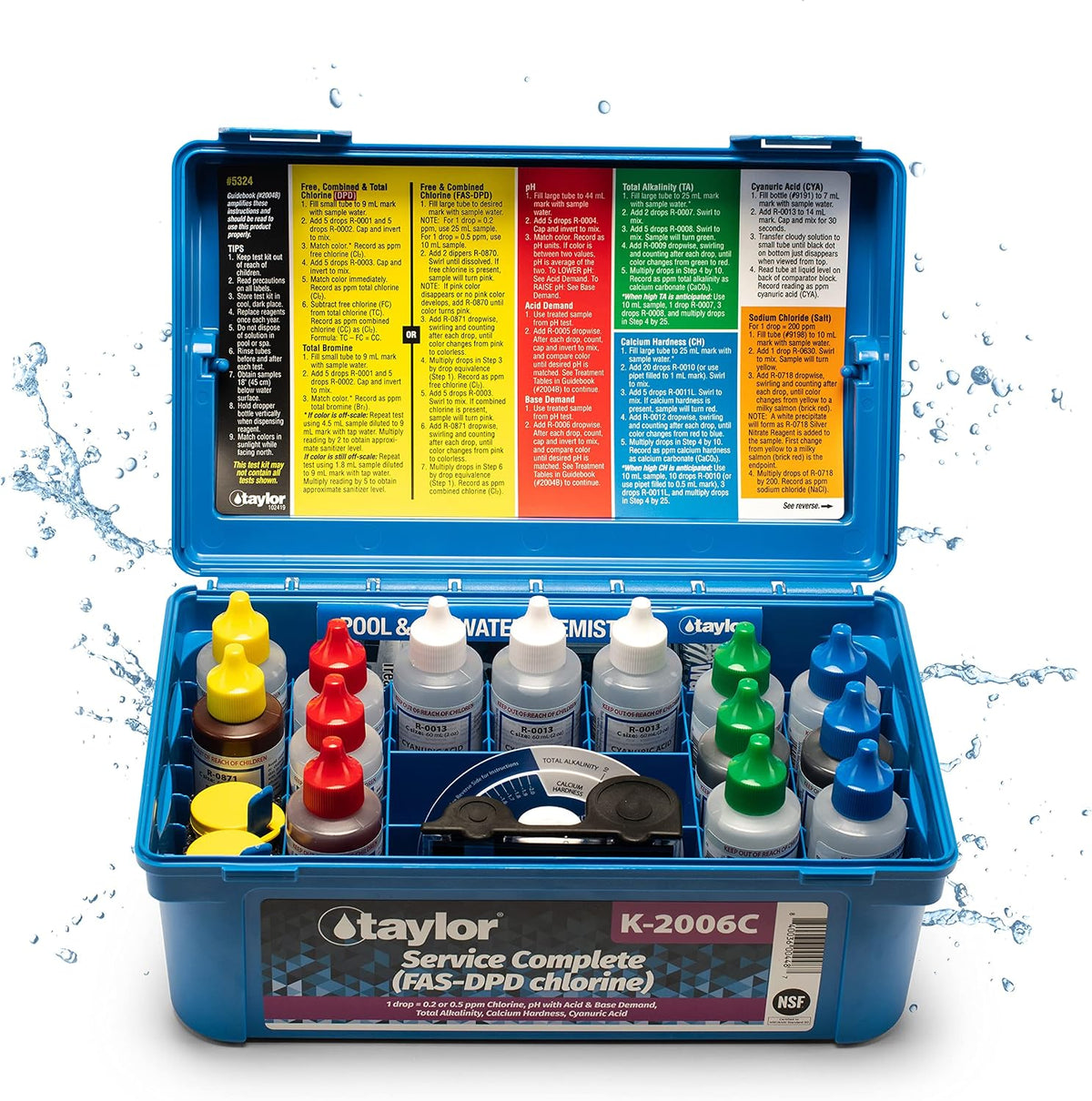 Taylor Technologies K-2006C FAS DPD, Service Complete Test Kit